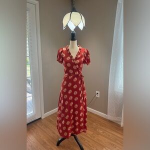 Orange Daisy Maxi Dress - Madewell